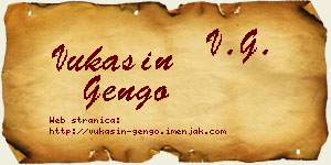 Vukašin Gengo vizit kartica